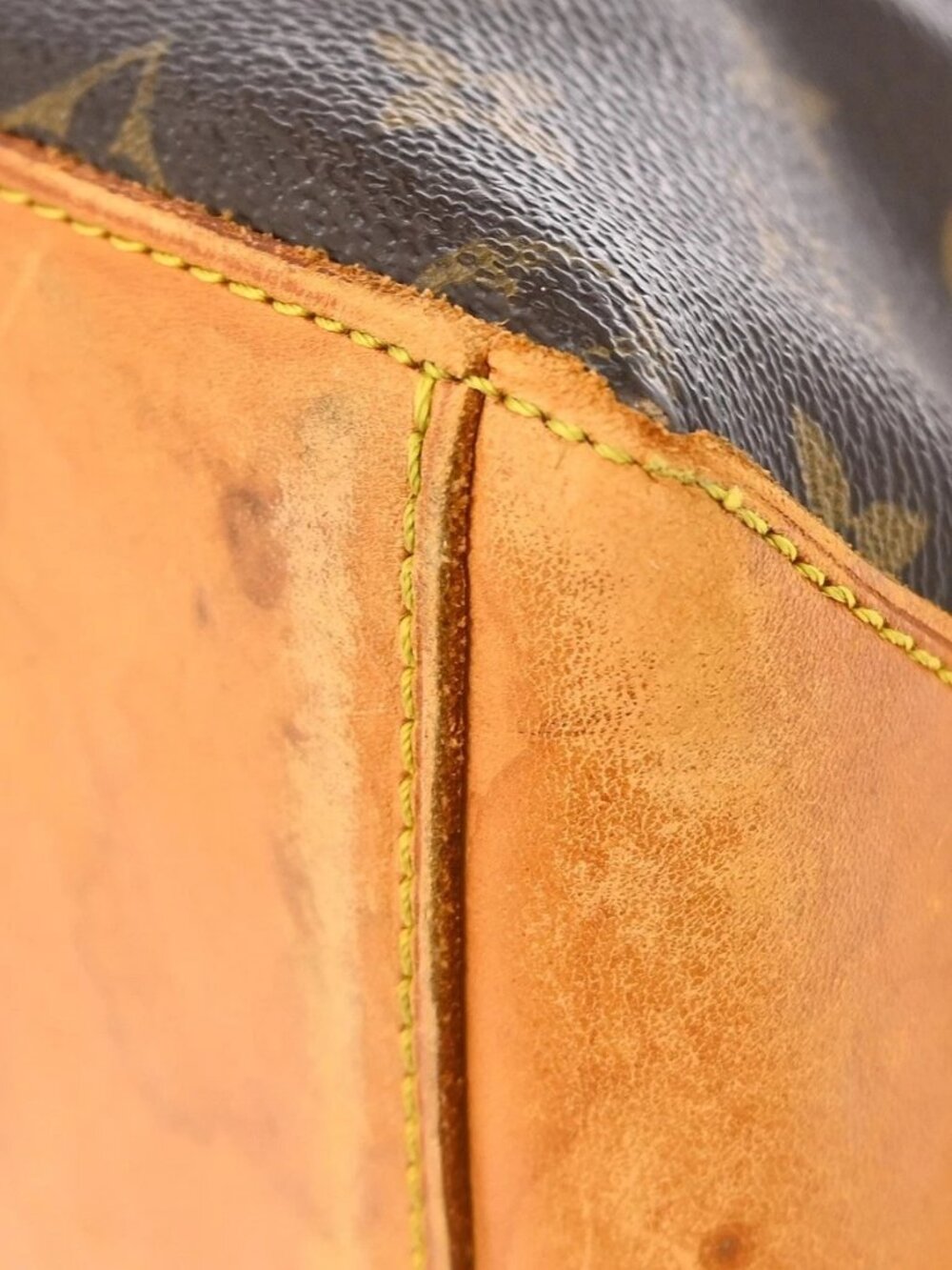 LOUIS VUITTON CABAS MEZZO HAND TOTE BAG MONOGRAM M51151 TH1001 YQ07494 - Picture 5 of 16